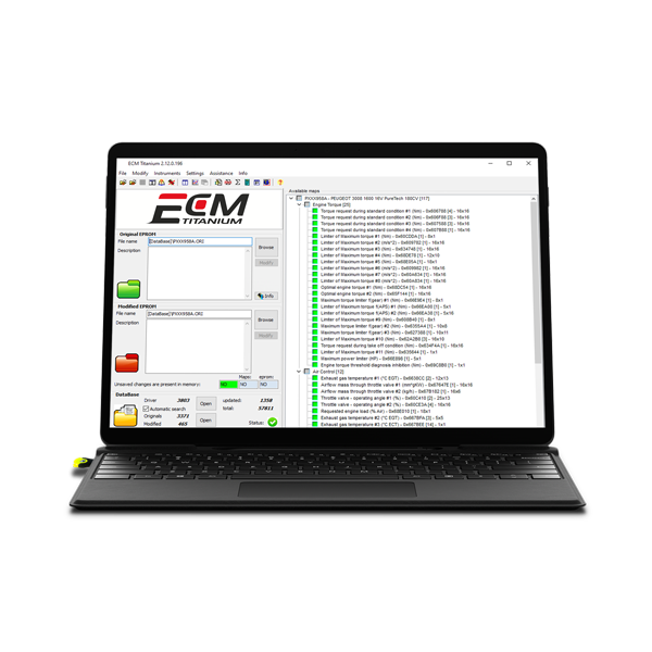 ecm titanium vehicle list