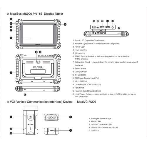 MaxiSYS MS906 Pro-TS, Autel