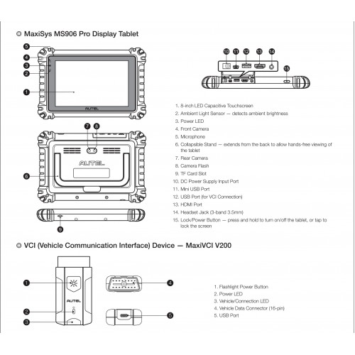 Autel MaxiSys MS906 Pro Android Based Diagnostic Tablet