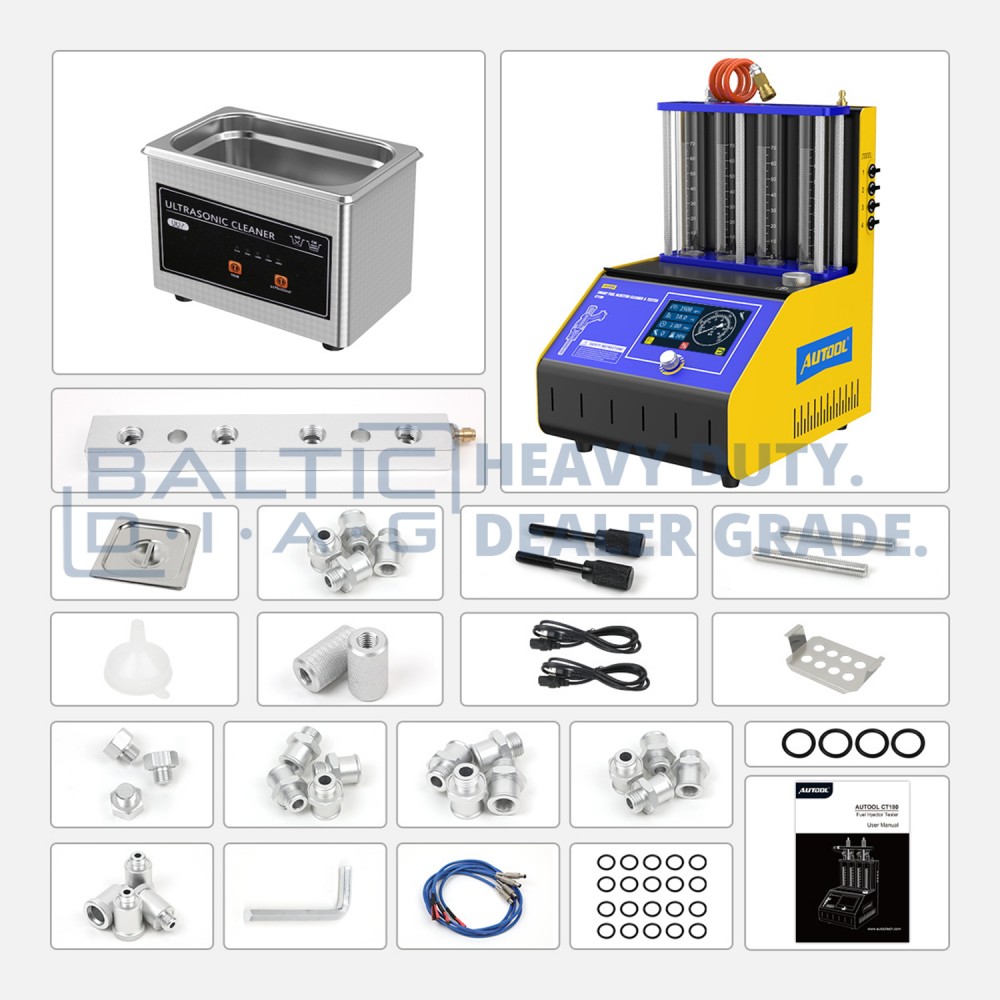 Injector Testing Device CT180 | Autool | Petrol Injector Testing And Washing Device
