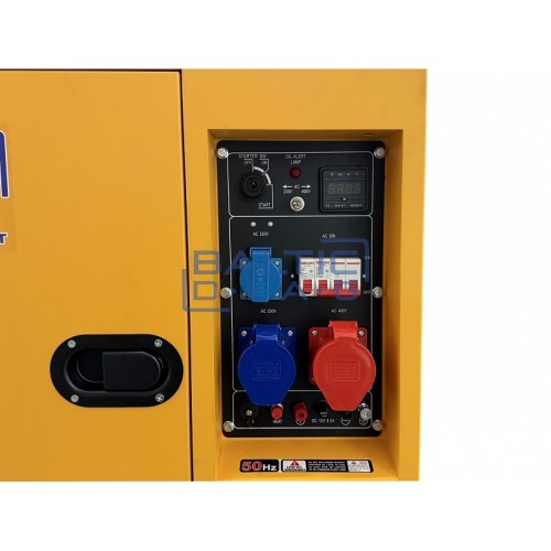 Generador diésel móvil de 9,5 kW | BD12500SE