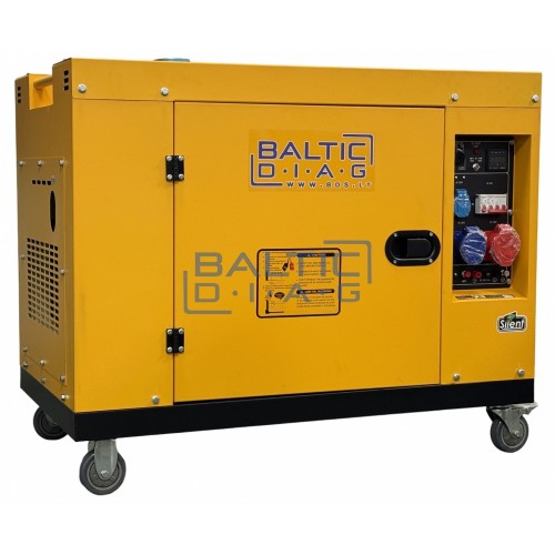 Generador diésel móvil de 9,5 kW | BD12500SE
