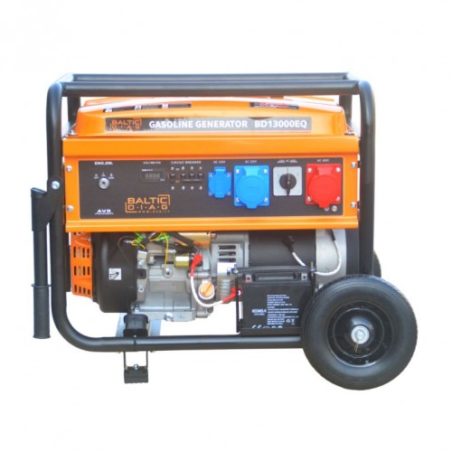 Mobile Gasoline Generator With 10 kW Output | BALTICDIAG