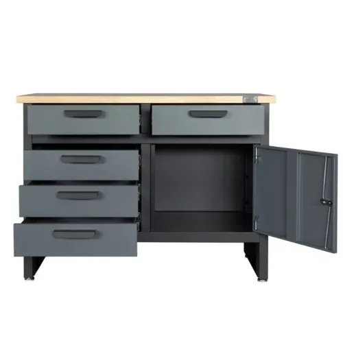 Workbench with Wooden Top & Drawers | BalticDiag