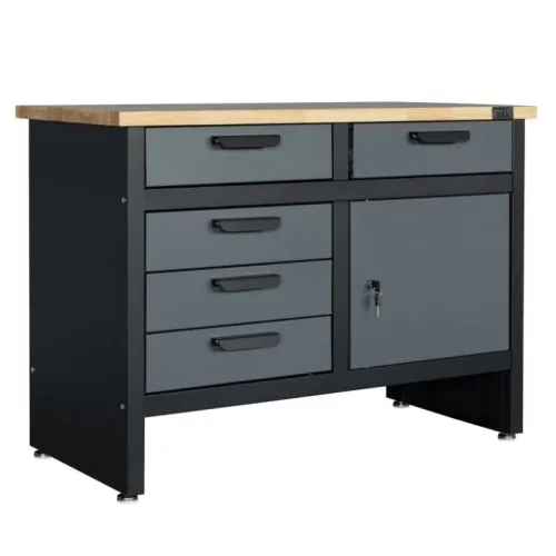 Workbench with Wooden Top & Drawers | BalticDiag