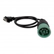 JDC217.9 DEUTSCH 9-PIN TYPE 2 GREEN DIAGNOSTICS CABLE | Jaltest