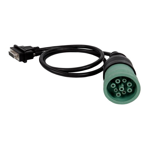JDC217.9 DEUTSCH 9-PIN TYPE 2 GREEN DIAGNOSTICS CABLE | Jaltest