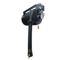 Carrete automático de extracción de gases de escape con manguera y boquilla | Motor de 1,1 kW