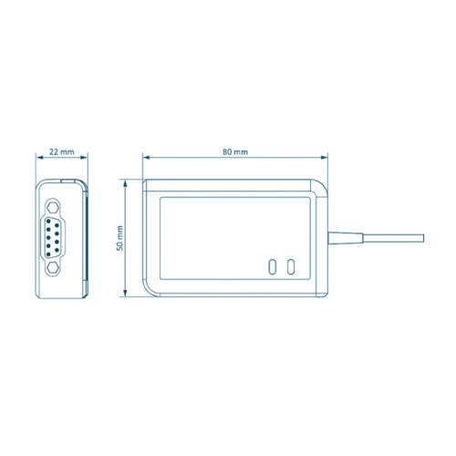 Interfaz compacta USB a CAN V2 | D-SUB 9 | IXXAT | Con aislamiento galvánico