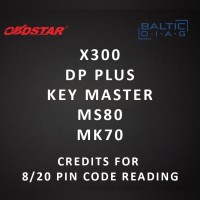 OBDSTAR 24 Credits For 8/20 Digits PIN Code Reading | X300 DP PLUS / Key Master / MS80 / MK70