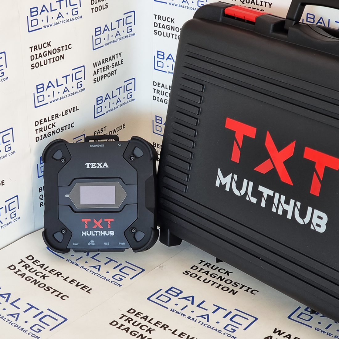 TEXA TRUCK DIAGNOSTICS TXT MULTIHUB IDC5 WITH BALTICDIAG LAPTOP