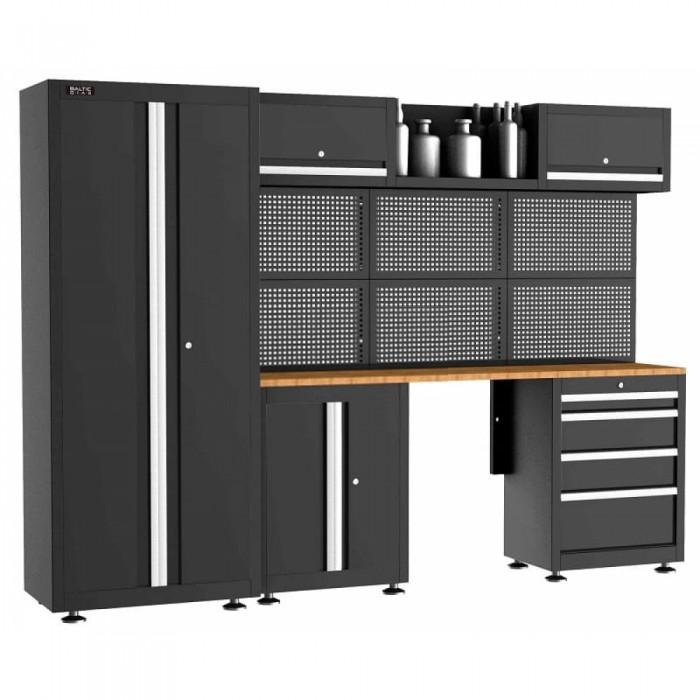 Matching Workbench Premium 13-Piece Professional Workbench Set | Modular Workshop ...