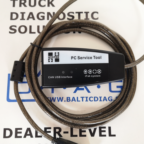 HYSTER-YALE FORKLIFT TRUCK DIAGNOSTIC SERVICE TOOL (LAPTOP INCL.) HYSTER-YALE FORKLIFT TRUCK DIAGNOSTIC SERVICE TOOL (LAPTOP INCL.)