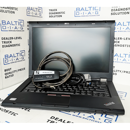 HYSTER-YALE FORKLIFT TRUCK DIAGNOSTIC SERVICE TOOL (LAPTOP INCL.) HYSTER-YALE FORKLIFT TRUCK DIAGNOSTIC SERVICE TOOL (LAPTOP INCL.)