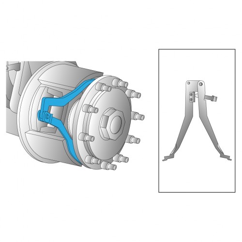 Brake Shoe Disassembly/Assembly Tool For VOLVO/RENAULT | Cojali 50105180