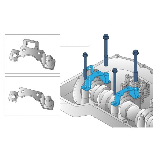 Camshaft Lobe Deviation Measuring Kit For D11K/DTi11, D13K/DTi13 Engines | Cojali 50105201