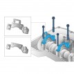 Camshaft Lobe Deviation Measuring Kit For D11K/DTi11, D13K/DTi13 Engines | Cojali 50105201