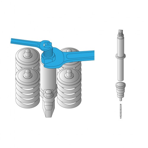 Copper Injector Sleeve Removal/Assembly Tool | Cojali 50105212