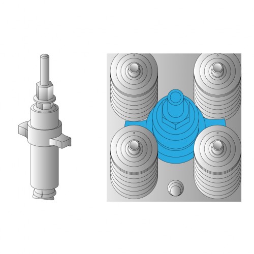 Herramienta de Montaje/Desmontaje de Camisas de Inyector en Acero Inoxidable para Volvo y Renault | Cojali 50105213