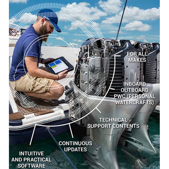 Marine Diagnostic Tool with AXONE NEMO LIGHT TEXA NAVIGATOR TXT