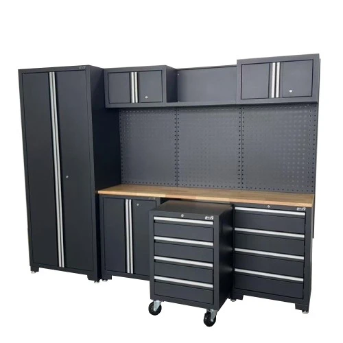 Professional Workbench Set With a Pull-out Cabinet  - 13 Piece | BALTICDIAG | Garage Workbenches