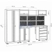 Professional Workbench Set - 13 Piece | BALTICDIAG | Garage Workbenches