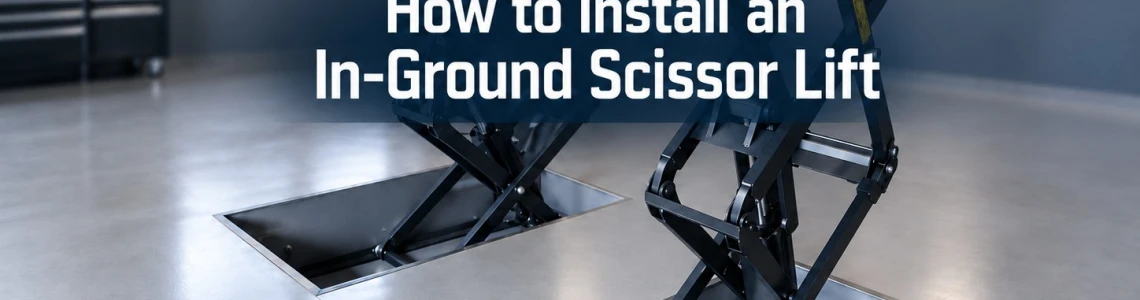 How to Install an In-Ground Scissor Lift in a Workshop or Garage