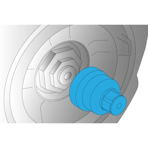Wrench For Octagonal Axle Nut, DR. 3/4", 80 MM | Cojali 50105016