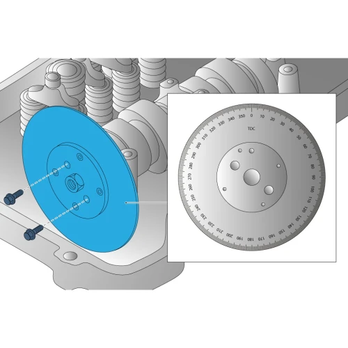 Scaled Disc. Measurement Of Camshaft Lobe Deviation | Cojali 50105069