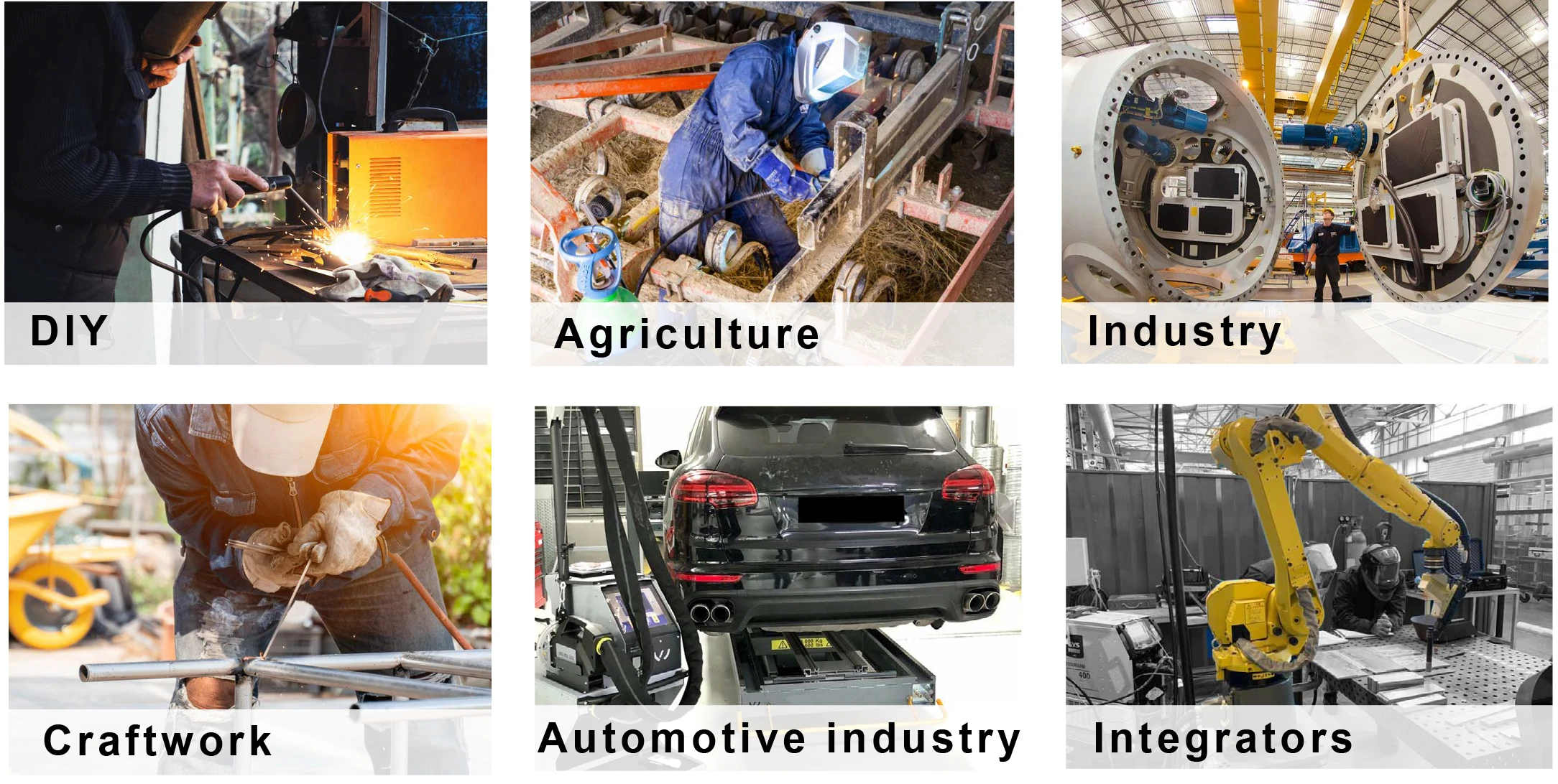 Gys agriculture, automotive industry, integrators, craftwork