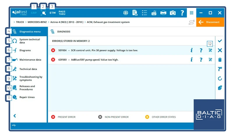 cojali-diagnostic-software-interface