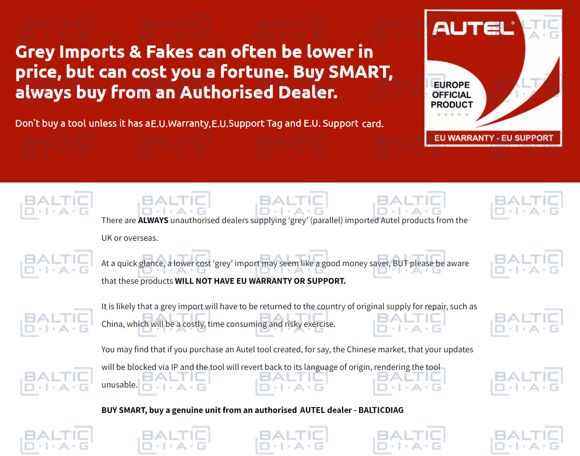 AUTEL ORIGINAL AUTHORIZED SELLER