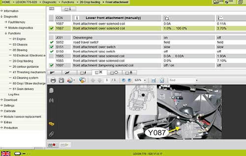 CLAAS AGRICULTURAL MACHINERY DIAGNOSTIC CANUSB (LAPTOP INCL.)
