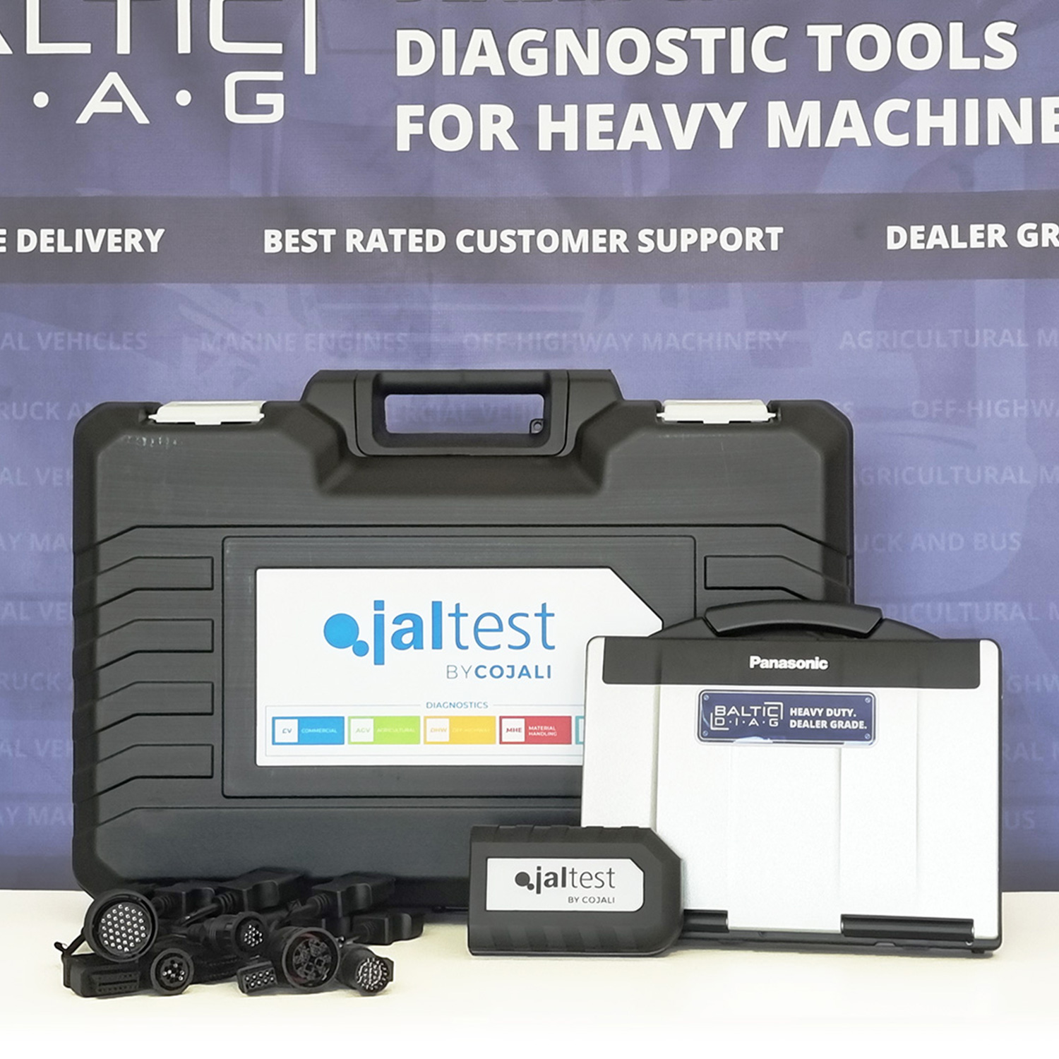 JALTEST DIAGNOSIS VEHÍCULOS COMERCIALES CON RUGGED LAPTOP