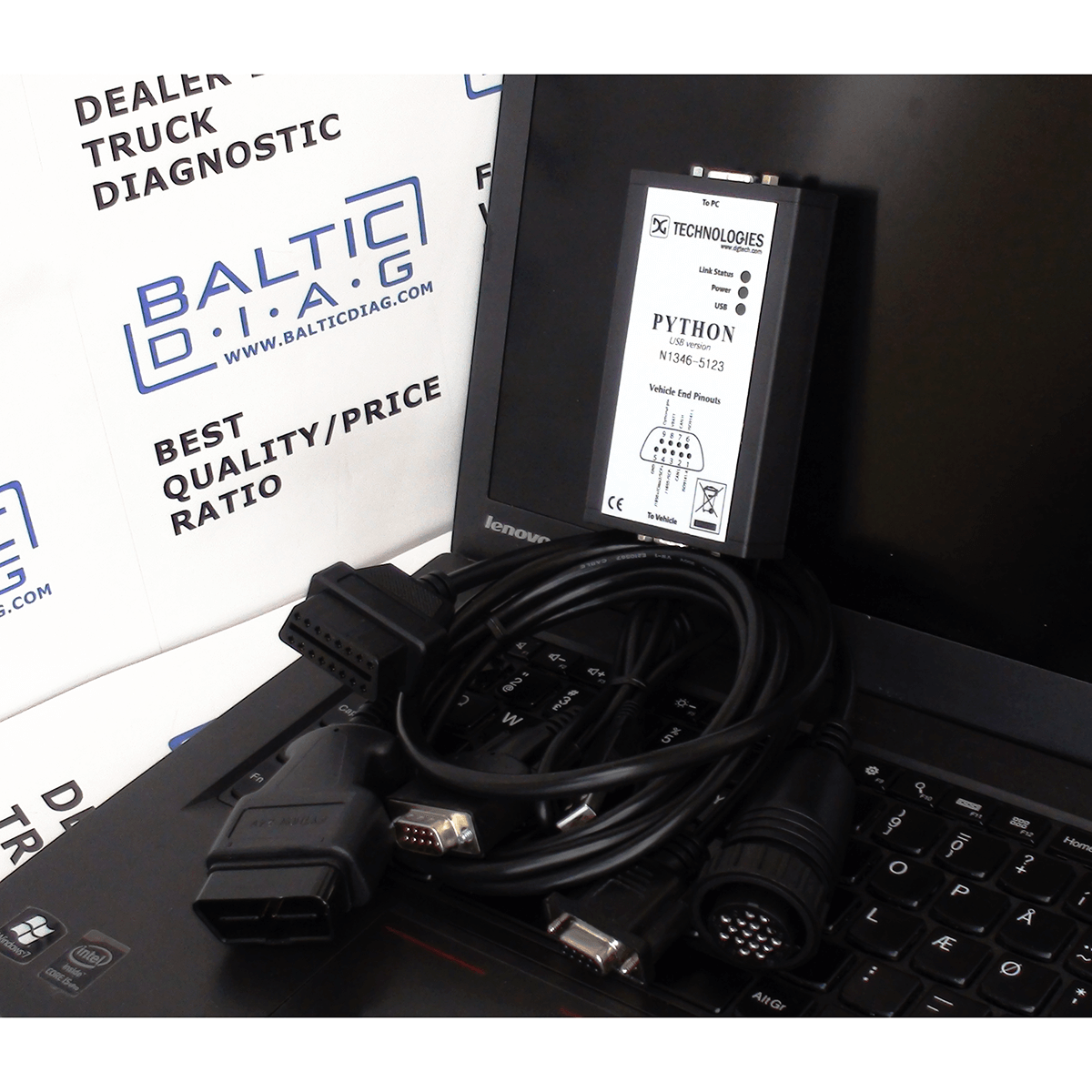 KUBOTA / TAKEUCHI DIAGNOSTIC SOLUTION WITH PYTHON 2019 (laptop incl.)